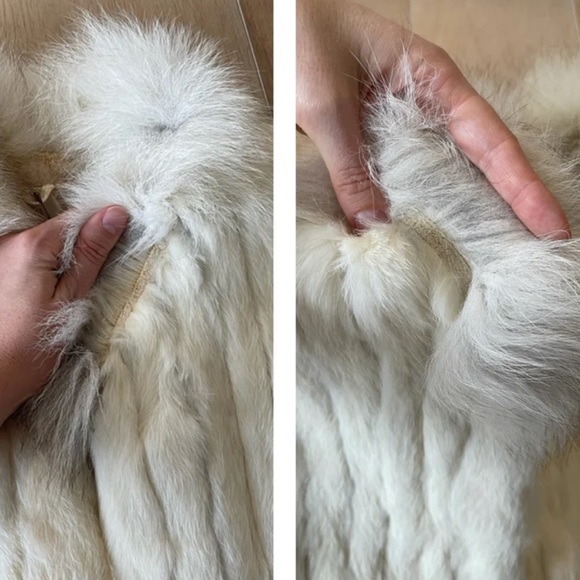 70’s rabbit fur vest / M/L - Picture 10 of 10